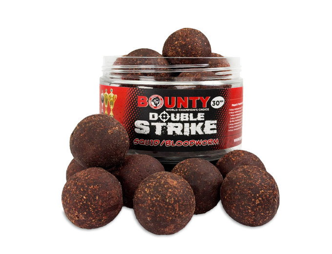 Premium hookbait DOUBLE STRIKE SQUID / BLOODWORM 30 mm