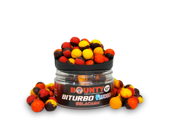 Premium hookbait BOUNTY FLUORO BITURBO BELACHAN 10mm