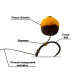 Premium hookbait BOUNTY FLUORO BITURBO BELACHAN 10mm