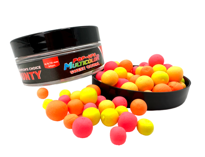 Pop-up BOUNTY MULTICOLOR MULTISIZE SWEET CORN 6/8/10 mm 84pcs