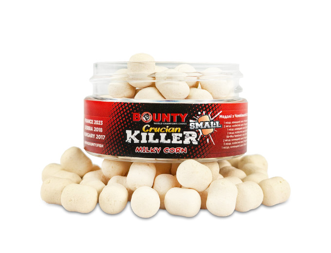 Small Wafters CRUCIAN KILLER MILKY CORN 6/8mm