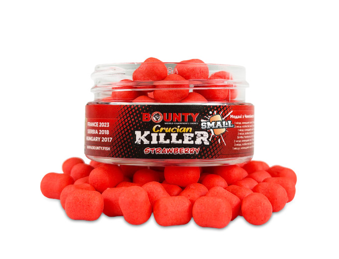 Small Wafters CRUCIAN KILLER STRAWBERRY 6/8mm
